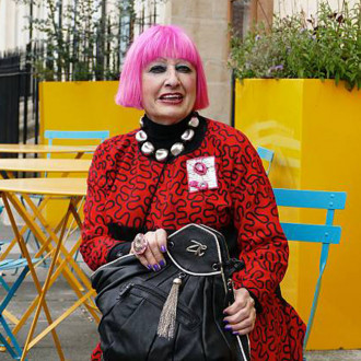 Zandra Rhodes was determined to finish work projects